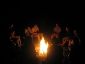 Fire pits are great for socialising outdoors