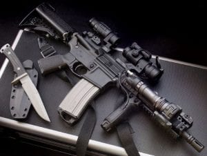 military rifle