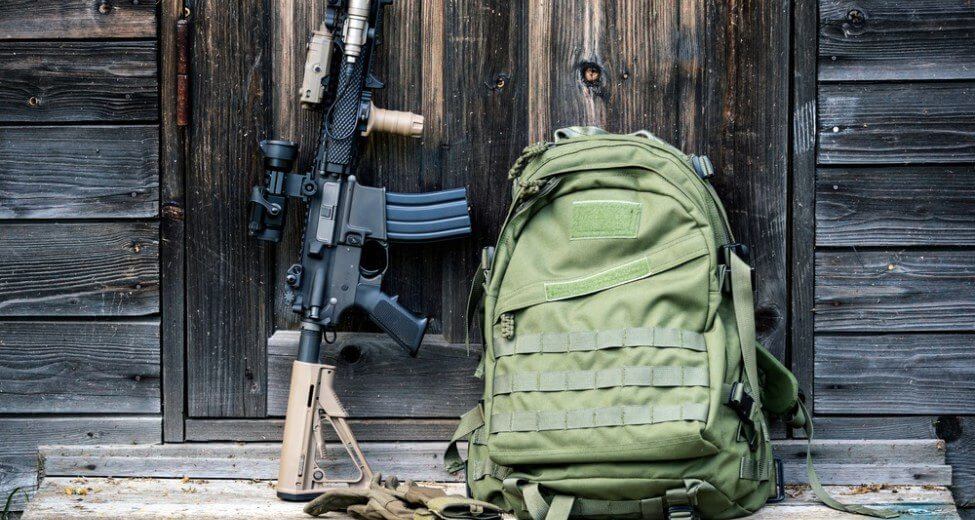 LA police gear backpack
