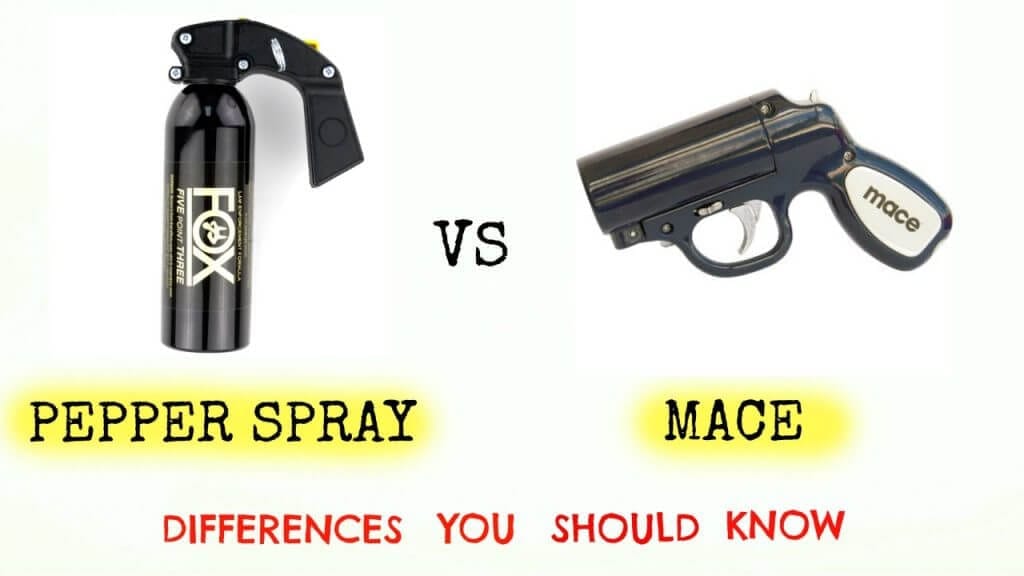 Picture of pepper spray vs. mace