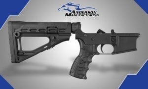 A firearm by Anderson Arms under the company logo