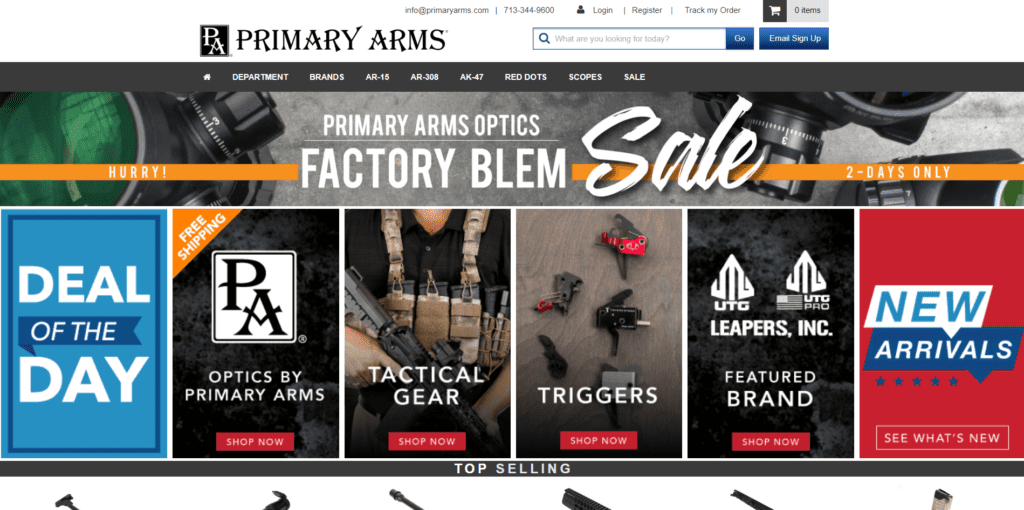 Primary Arms Primary Arms Homepage