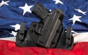Appendix rig on American flag