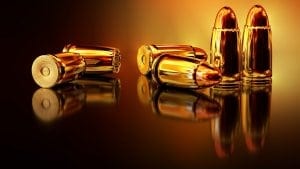 Shiny 9mm bullets